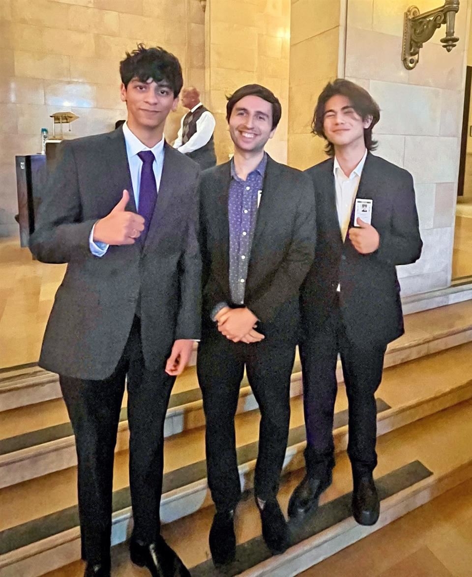 STUDENTS AND TEACHER